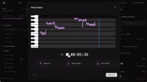 Kits AI 在线音高编辑器：智能、自然的人声调音工具